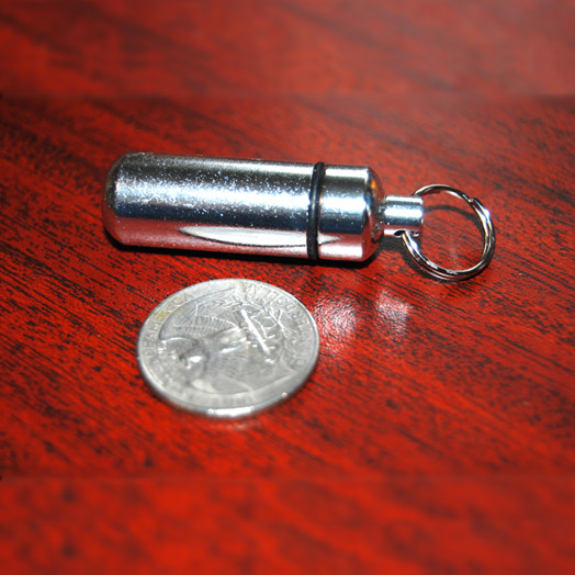 Magnetic Tiny Clear Tube Geocache